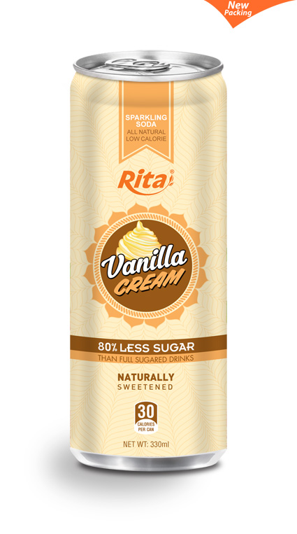 330ml VANILA الصودا شراب